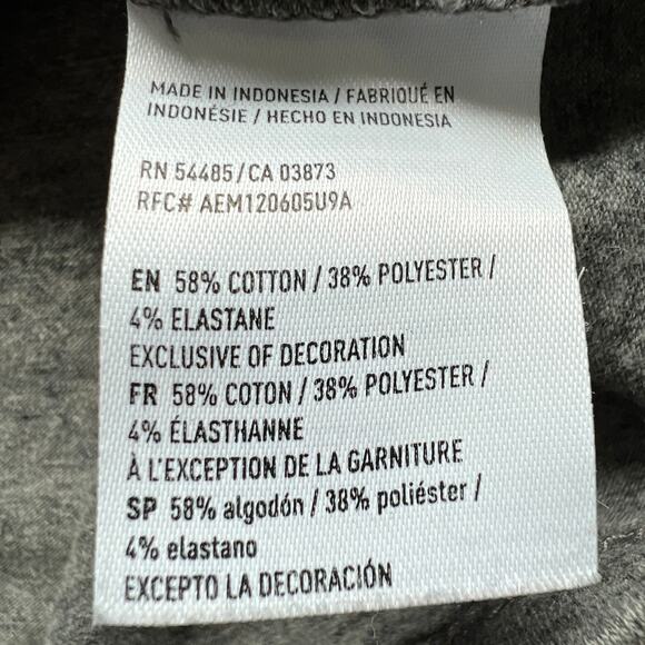 AE American Eagle Outfitters Apres Active Tee Mens XS Grey - Picture 8 of 10